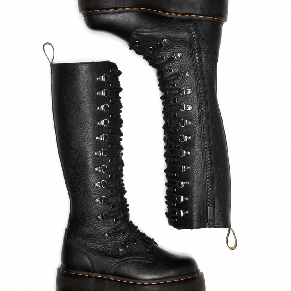 Dr Martens 1B60 Max Hardware Platform High Leg Lace Up Boot Color Black - Picture 7 of 9